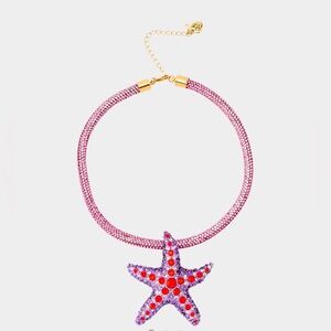 NWT 💜⭐️💜 Betsey Johnson Gorgeous Starfish Necklace